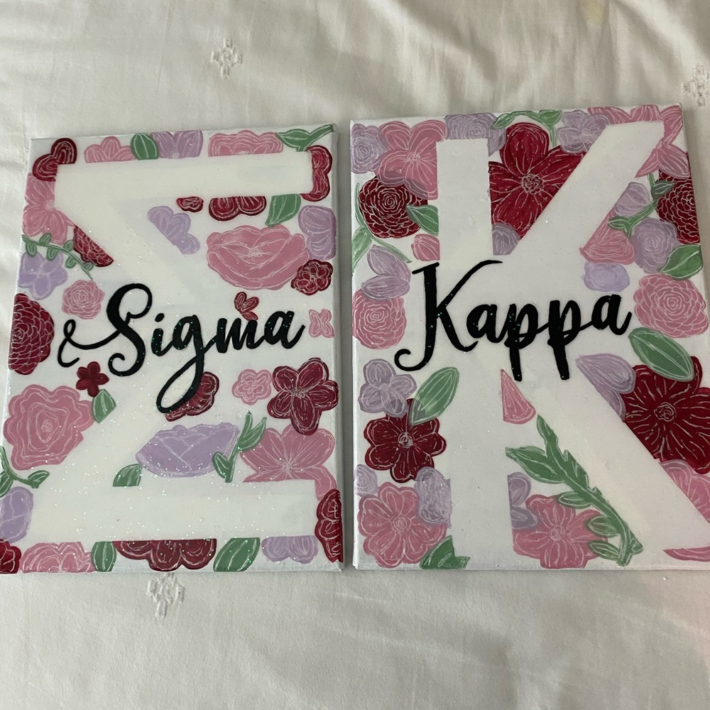 Sigma Kappa canvas set